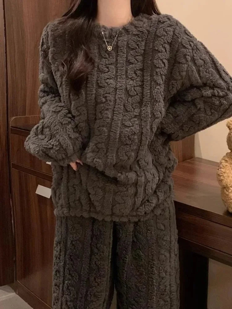 Pyjama 2 Pièces Femme - Strié