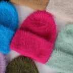 Candy Color Winter Hats Woman Cozy Knitted Beanie Women Keep Warm Soft Slouchy Baggy Cap Female Christmas Gift Fashion Casual