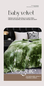 High Quality Blanket for Beds Tie Dyeing Warm Manta Single/Queen/King Flannel Fleece Thow Blanket Thick Warm Plaids Sofa Blanket