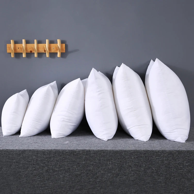 Home Cushion Inner Filling White Decorative Pillow Core for Sofa Car Office Soft Cushion Insert 45x45 14/16/18/20/22/24 Inch