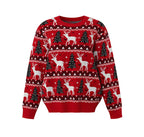 Pull Famille Rouge - Noël