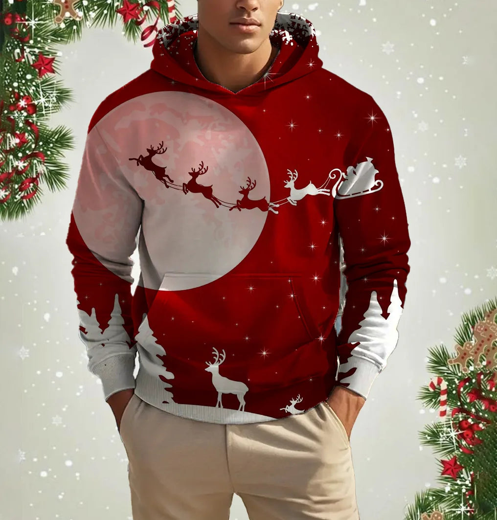 Sweat à Capuche Homme - Noël