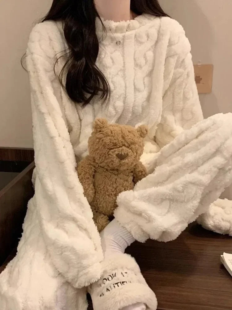 Pyjama 2 Pièces Femme - Strié