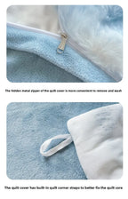 2025 New Class A Bubble Rabbit Fleece Quilt Cover  Thicken The Warm Duvet Cover in Autumn and Winter Skin-friendly Bedding