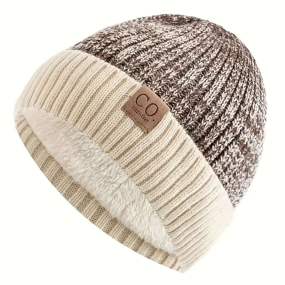 Women Brimless Cap Women Men Warm Lined Knit Ski Beanie Knitted Hats Are Suitable For Warm Daily Wear In Autumn Winter
