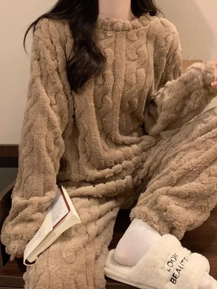 Pyjama 2 Pièces Femme - Strié