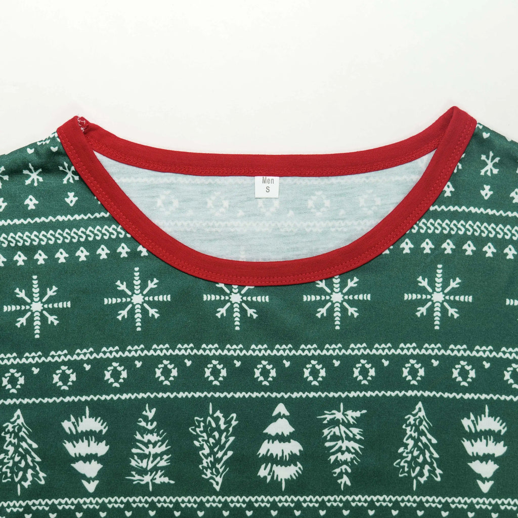 Christmas Family Pajamas Set Mom Daughter Dad Son Matching Outfits Cute All Over Print Homewear Boys Girls Pjs Xmas Look Pyjamas