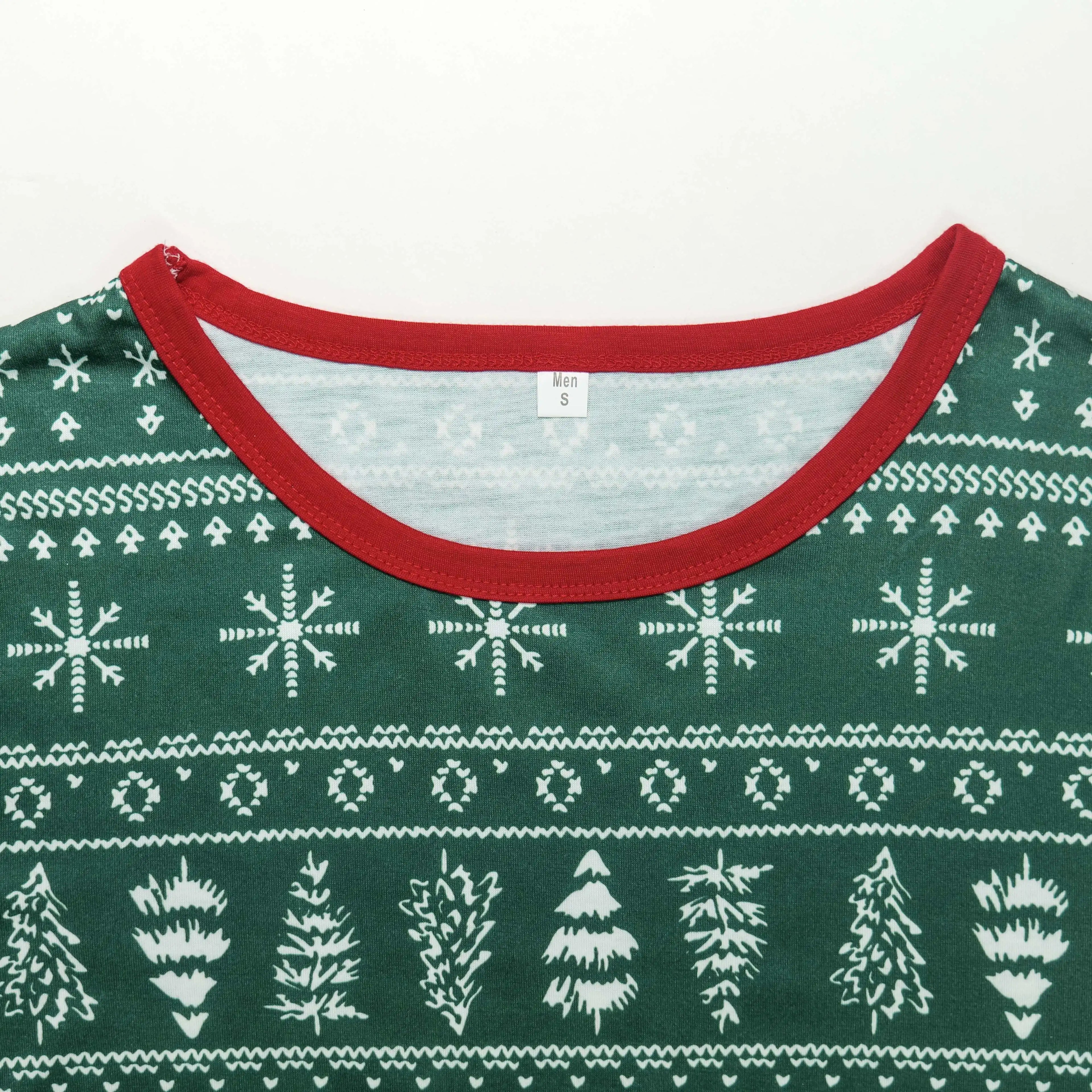 Christmas Family Pajamas Set Mom Daughter Dad Son Matching Outfits Cute All Over Print Homewear Boys Girls Pjs Xmas Look Pyjamas