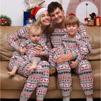 Christmas Family Pajamas Set Mom Daughter Dad Son Matching Outfits Cute All Over Print Homewear Boys Girls Pjs Xmas Look Pyjamas