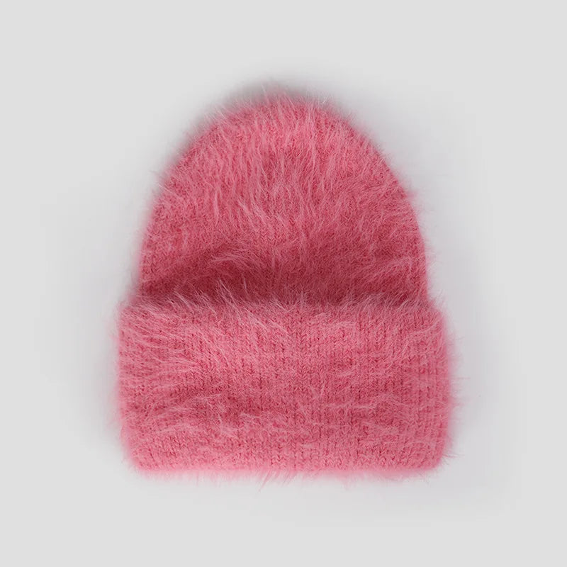 Candy Color Winter Hats Woman Cozy Knitted Beanie Women Keep Warm Soft Slouchy Baggy Cap Female Christmas Gift Fashion Casual