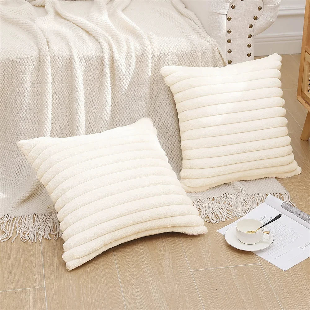 Housse de Coussin - Fluffy Rayé
