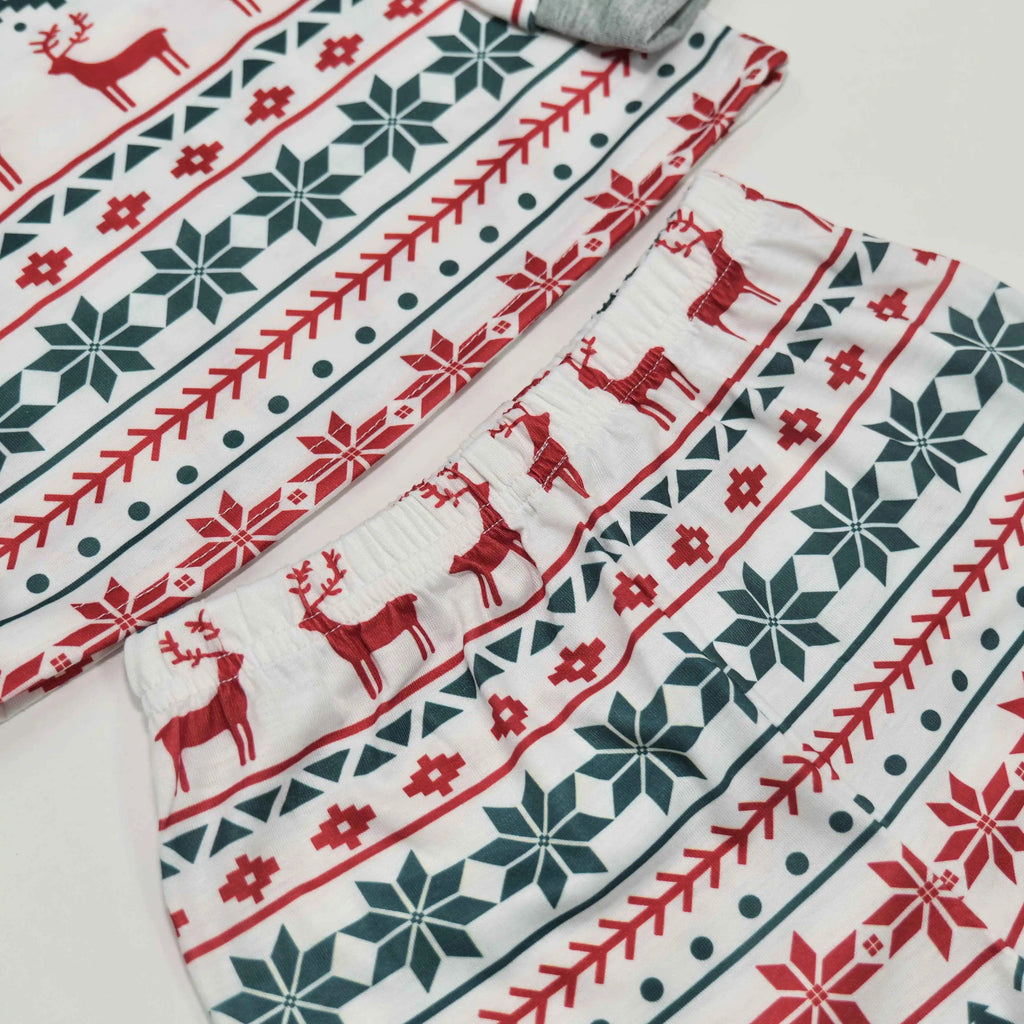 Christmas Family Pajamas Set Mom Daughter Dad Son Matching Outfits Cute All Over Print Homewear Boys Girls Pjs Xmas Look Pyjamas