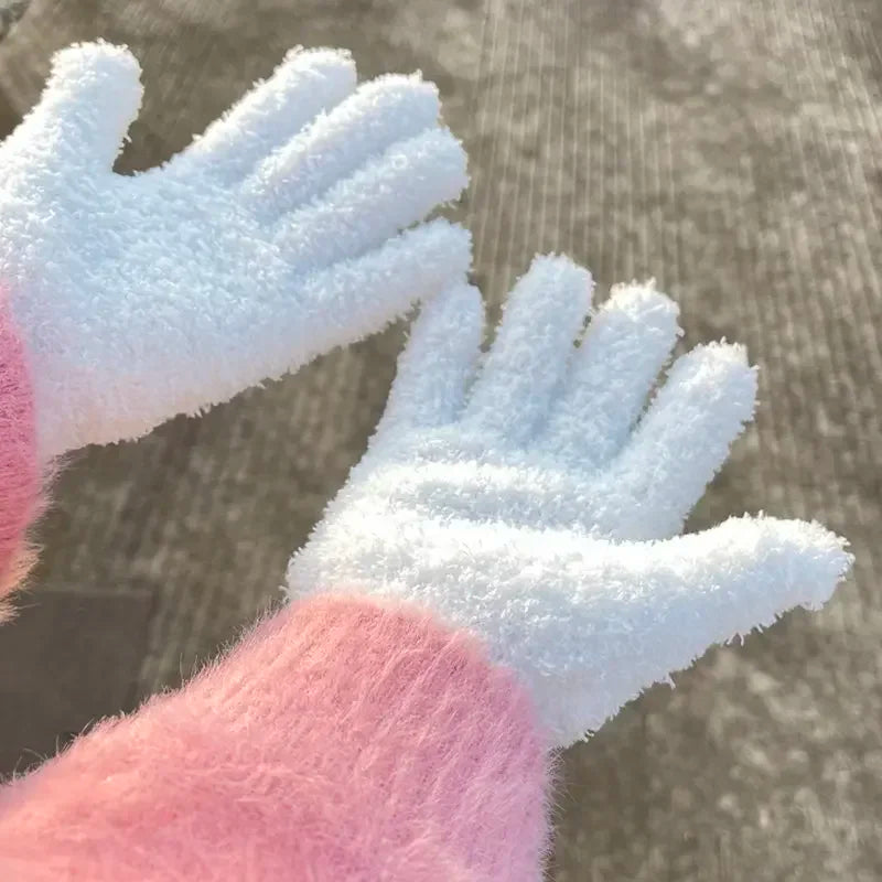 Gants D'hiver Chauds Doux - Velours