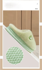 Winter Plush Couple Slippers for Men & Women Ultra Soft Memory Foam Cloud Comfort Non-Slip Thick Sole Indoor/Outdoor House Shoes