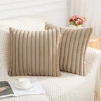 Housse de Coussin - Fluffy Rayé