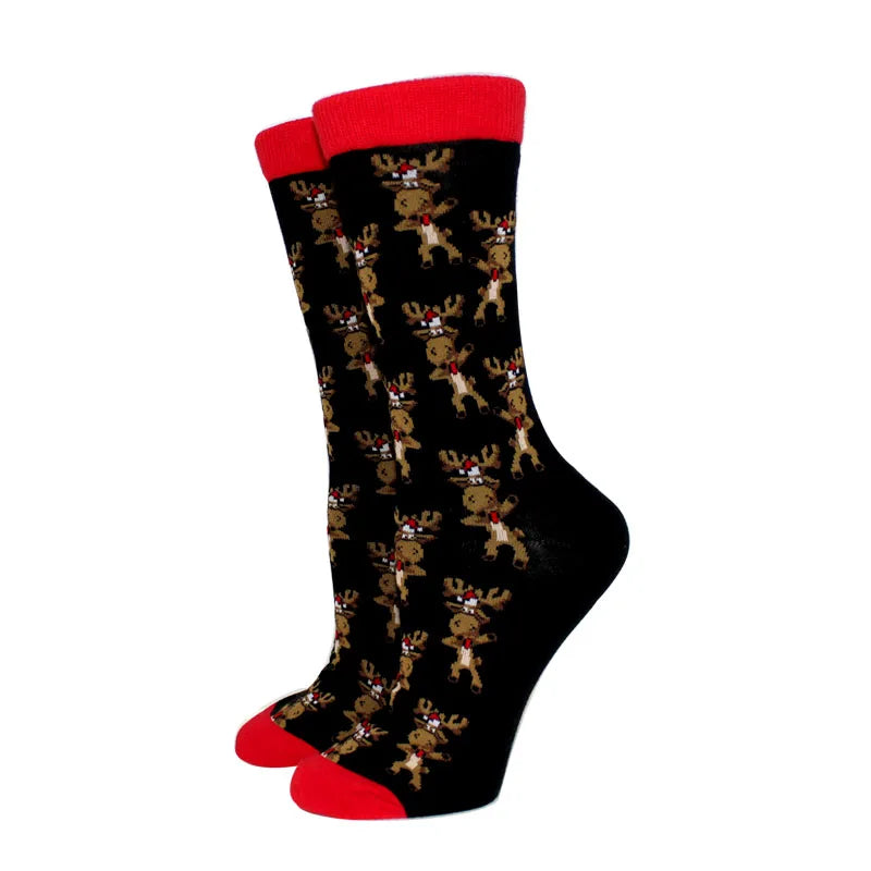 New Arrival Winter Women socks Cotton Long Christmas Socks Casual Men's Socks Santa Claus Christmas Gift Creative Socks 37-45