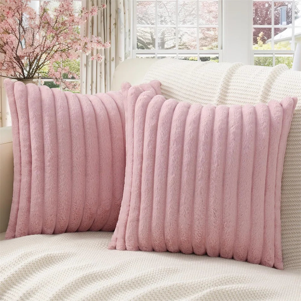 Housse de Coussin - Fluffy Rayé