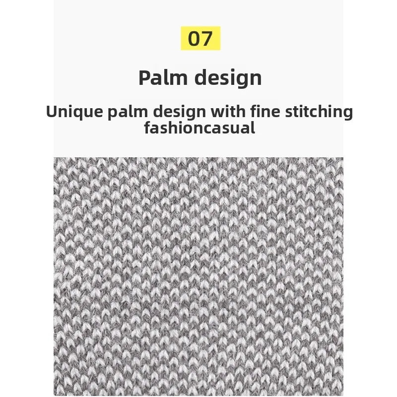 Christmas Double-layer Touch Screen Gloves Thickened Knitted Gloves Outdoor Winter Cold Resistant and Warm Gloves