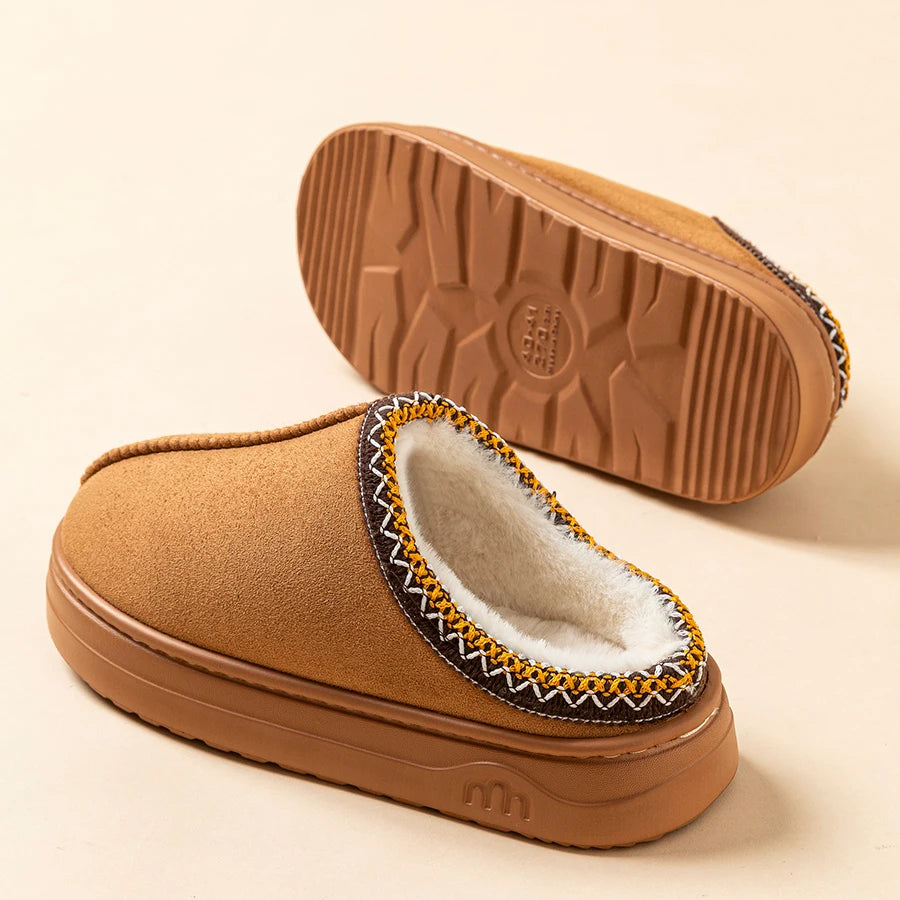 Pantoufles D'Hiver Femme - Fourrure