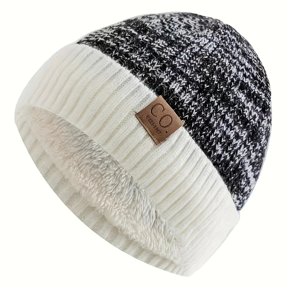 Women Brimless Cap Women Men Warm Lined Knit Ski Beanie Knitted Hats Are Suitable For Warm Daily Wear In Autumn Winter