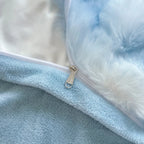 2025 New Class A Bubble Rabbit Fleece Quilt Cover  Thicken The Warm Duvet Cover in Autumn and Winter Skin-friendly Bedding