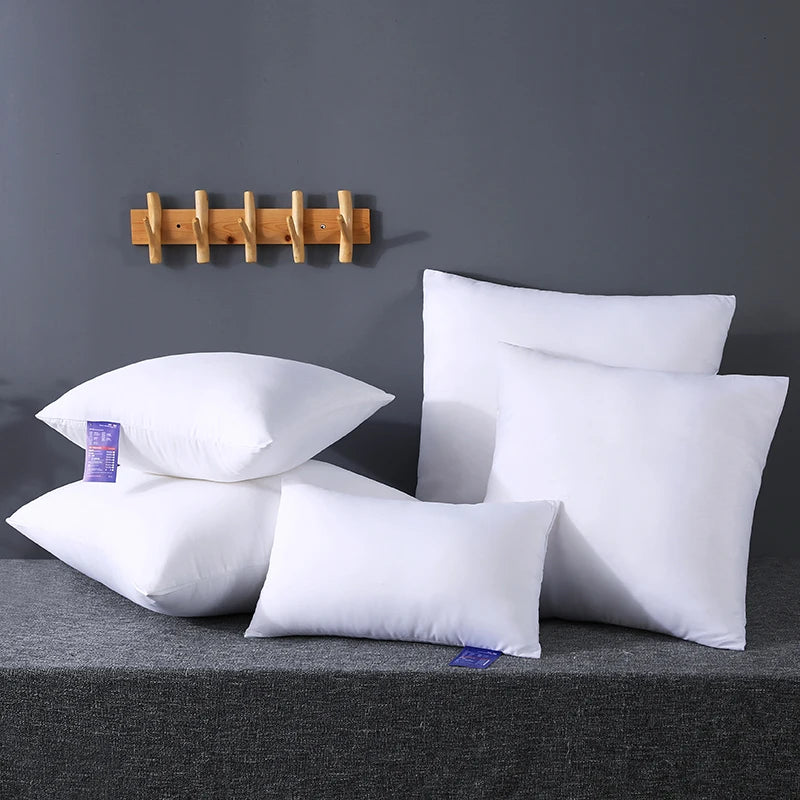 Home Cushion Inner Filling White Decorative Pillow Core for Sofa Car Office Soft Cushion Insert 45x45 14/16/18/20/22/24 Inch