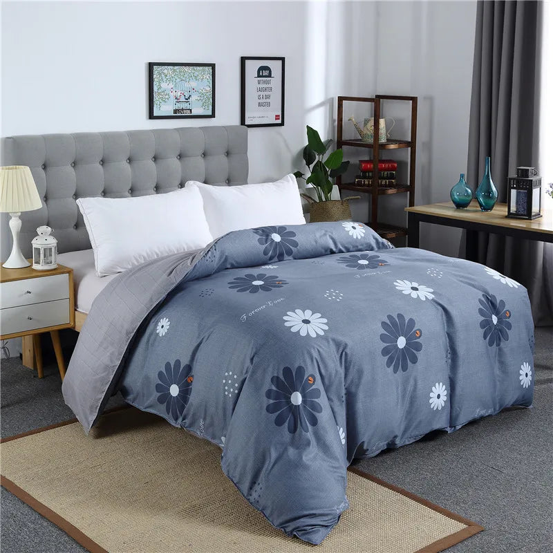 Fall Simple plaid Style Duvet Cover 220x240 Quilt Cover 1PCS Comforter Covers for double twin queen king bed size Plaid bedding