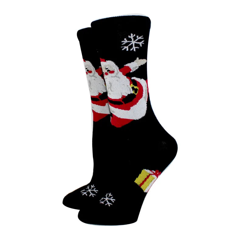 New Arrival Winter Women socks Cotton Long Christmas Socks Casual Men's Socks Santa Claus Christmas Gift Creative Socks 37-45