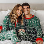 Christmas Family Pajamas Set Mom Daughter Dad Son Matching Outfits Cute All Over Print Homewear Boys Girls Pjs Xmas Look Pyjamas