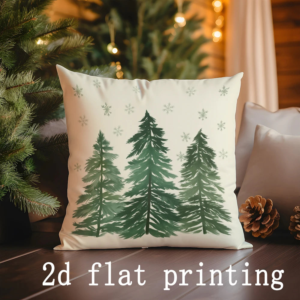 Housse de Coussin - Sapin de Noël