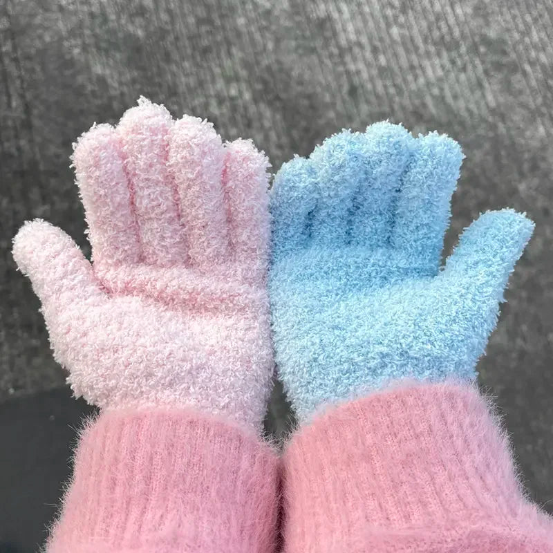 Gants D'hiver Chauds Doux - Velours