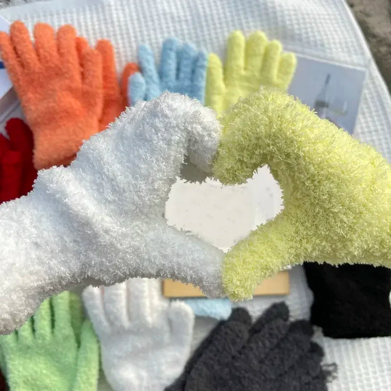 Gants D'hiver Chauds Doux - Velours