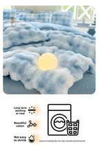 2025 New Class A Bubble Rabbit Fleece Quilt Cover  Thicken The Warm Duvet Cover in Autumn and Winter Skin-friendly Bedding