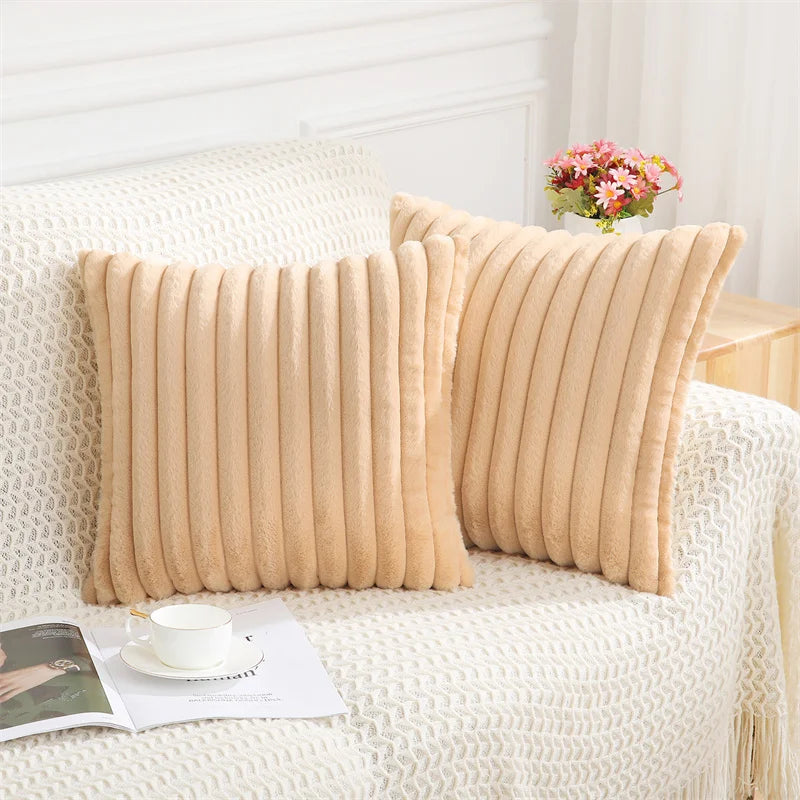 Housse de Coussin - Fluffy Rayé