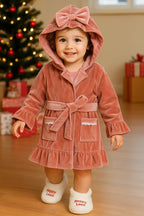 Christmas Family Xmas Children Boy Girl Pyjamas Dress Clothes Sets Customizing Velvet Long Sleeve Kid Sleepwear+Pants Costumes