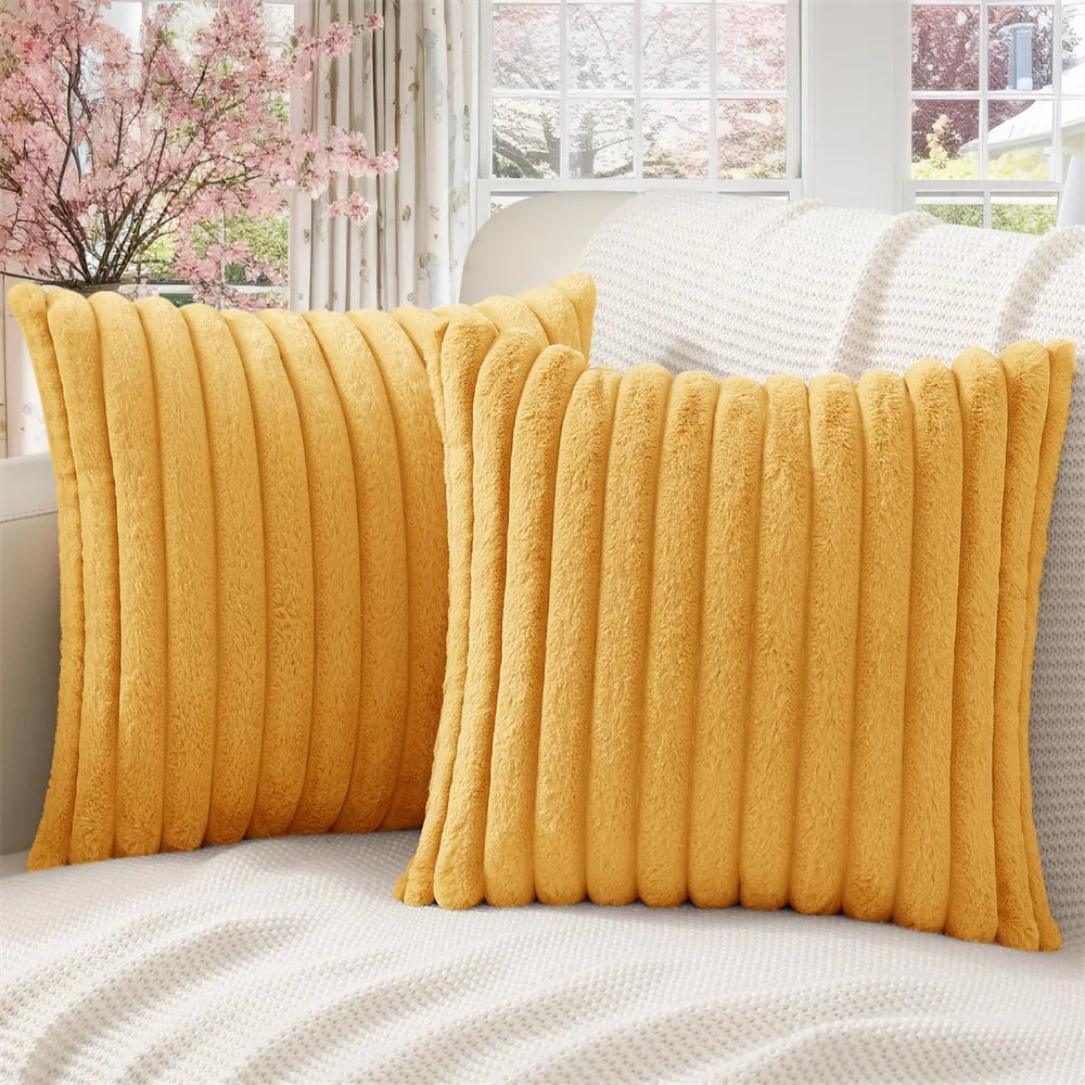 Housse de Coussin - Fluffy Rayé