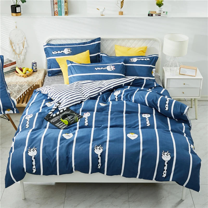 Fall Simple plaid Style Duvet Cover 220x240 Quilt Cover 1PCS Comforter Covers for double twin queen king bed size Plaid bedding