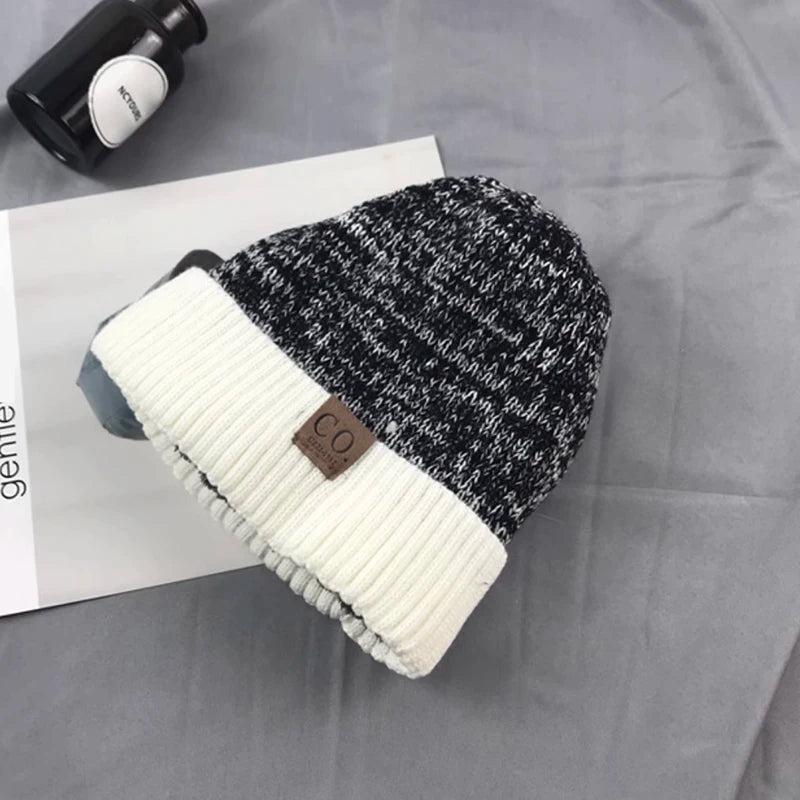 Women Brimless Cap Women Men Warm Lined Knit Ski Beanie Knitted Hats Are Suitable For Warm Daily Wear In Autumn Winter
