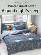 Fall Simple plaid Style Duvet Cover 220x240 Quilt Cover 1PCS Comforter Covers for double twin queen king bed size Plaid bedding