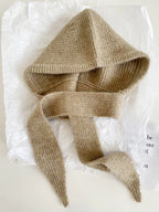 Korean Balaclava bonnet beanies y2k Hat scarf one-piece thickened warm retro Neck protection winter accessories knitted Law hat